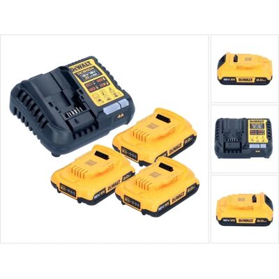 DeWalt - DCB 1104 - 3x DCB 183 2,0Ah - Starter Set DeWalt - DCB 1104 - 3x DCB 183 2,0Ah - Starter Set