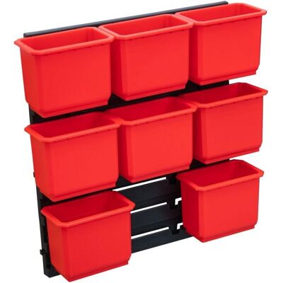 Toolbrothers - RHINO Container Set Nr. 2 - 39 × 35 cm - 8 Behälter - Werkstattwand Toolbrothers - RHINO Container Set Nr. 2 - 39 × 35 cm - 8 Behälter - Werkstattwand