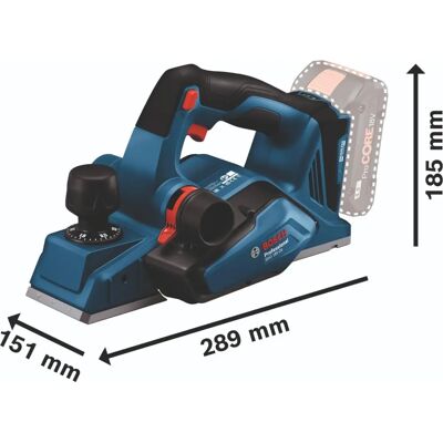 Bosch - GHO 18V-26 - 18V - Brushless - Planer Bosch - GHO 18V-26 - 18V - Brushless - Planer