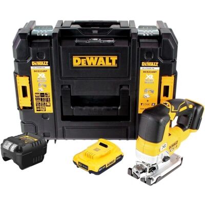 DeWalt DCS 334 D1T Akku Pendelhub Stichsäge - 135mm Schnittleistung DeWalt DCS 334 D1T Akku Pendelhub Stichsäge - 135mm Schnittleistung