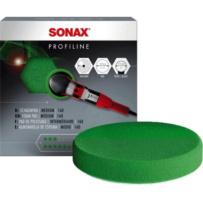 Disque de polissage rotatif Sonax Modèle 04930000 - Mousse moyenne 160mm - Publicité Disque de polissage rotatif Sonax Modèle 04930000 - Mousse moyenne 160mm - Publicité