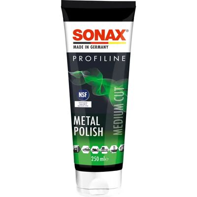 Sonax 02041410 - Metallpolitur - Hochglanz, mittlerer Schleifwirkung, 250ml Sonax 02041410 - Metallpolitur - Hochglanz, mittlerer Schleifwirkung, 250ml