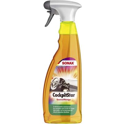 Sonax Cockpitstar Produto para Plástico - Fosco, Cheiro Fresco - Cuidados com o Plástico do Carro Sonax Cockpitstar Produto para Plástico - Fosco, Cheiro Fresco - Cuidados com o Plástico do Carro