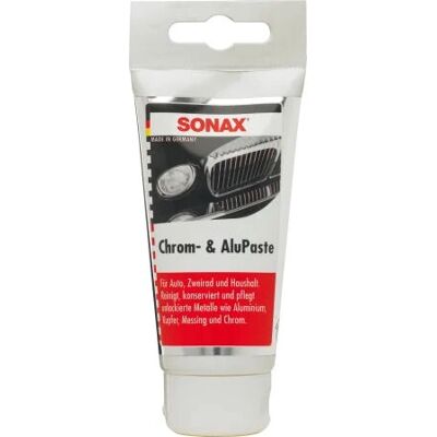 Sonax Chroom & Aluminium Pasta - Polijstmiddel Sonax Chroom & Aluminium Pasta - Polijstmiddel