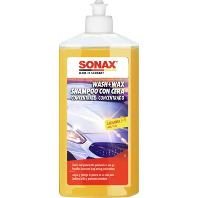 Sonax Shampoo e Cera - 500ml, Proteção de Carnauba Natural Sonax Shampoo e Cera - 500ml, Proteção de Carnauba Natural