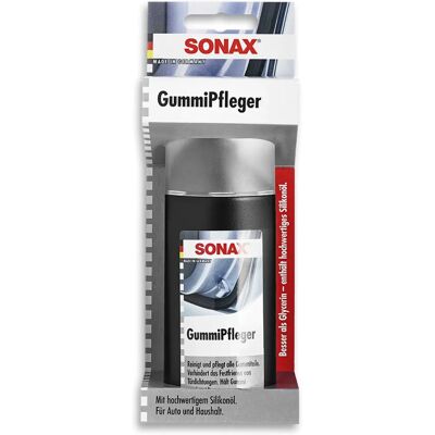 Sonax Gummipfleger 100ml - Cuidado e limpeza de borracha para automóvel Sonax Gummipfleger 100ml - Cuidado e limpeza de borracha para automóvel
