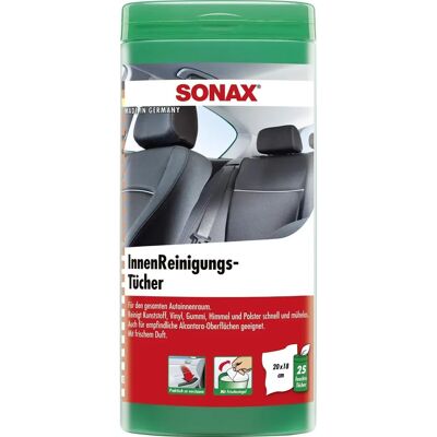 Lingettes de Nettoyage Intérieur Sonax - 25/150 pièces - Toutes surfaces Lingettes de Nettoyage Intérieur Sonax - 25/150 pièces - Toutes surfaces