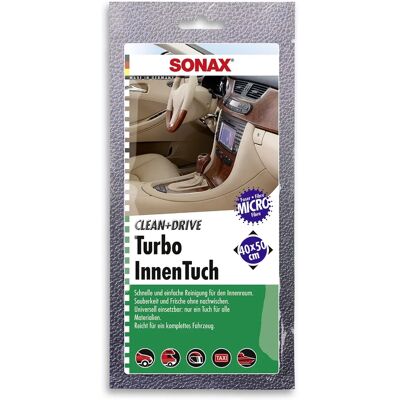 Sonax Marque Turbo Lingette de Nettoyage Intérieur - Nettoyage Intérieur Sonax Marque Turbo Lingette de Nettoyage Intérieur - Nettoyage Intérieur