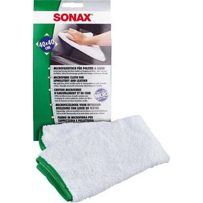 Pano de microfibra Sonax para estofos e couro - Pano de limpeza Pano de microfibra Sonax para estofos e couro - Pano de limpeza