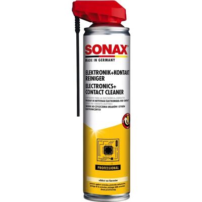 Sonax Limpador de Contatos Eletrônicos - Evaporação Rápida, Sistema de Doble Pulverização Sonax Limpador de Contatos Eletrônicos - Evaporação Rápida, Sistema de Doble Pulverização