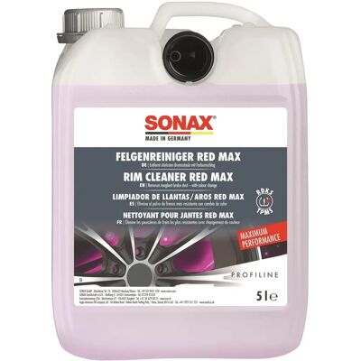 Sonax Profiline Red Max Felgenreiniger - Stahl & Alu - Schnell & Effizient Sonax Profiline Red Max Felgenreiniger - Stahl & Alu - Schnell & Effizient