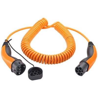 Câble de charge pour véhicule électrique Lapp - Type 2, 5m, Orange Câble de charge pour véhicule électrique Lapp - Type 2, 5m, Orange
