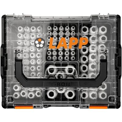 LappKabel Lapp SKINTOP CLICK L-BOXX, Kabelgenomföringsset, Silver-Grå - kabelgenomföringsset LappKabel Lapp SKINTOP CLICK L-BOXX, Kabelgenomföringsset, Silver-Grå - kabelgenomföringsset