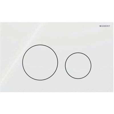 Geberit Sigma40 Rund hvid skylleplade - Skylleplade Geberit Sigma40 Rund hvid skylleplade - Skylleplade