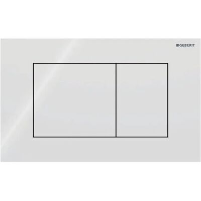 Geberit Sigma40 Betätigungsplatte - Quadrat, weiß - Spülplatte Geberit Sigma40 Betätigungsplatte - Quadrat, weiß - Spülplatte