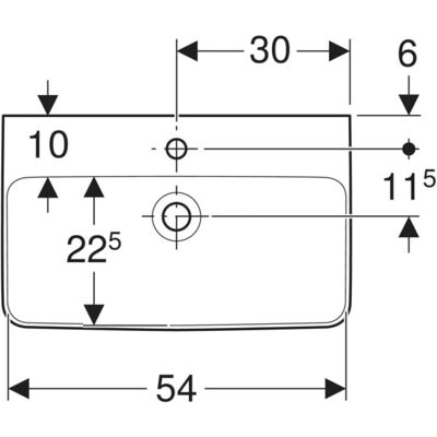 Geberit Renova Compact 60 cm Waschtisch - Sanitärkeramik, Wandmontage, kleine Bäder Geberit Renova Compact 60 cm Waschtisch - Sanitärkeramik, Wandmontage, kleine Bäder