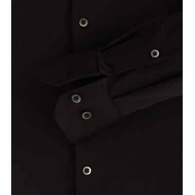 Venti Jerseyflex uni Modern Fit Schwarzes Businesshemd Venti Jerseyflex uni Modern Fit Schwarzes Businesshemd