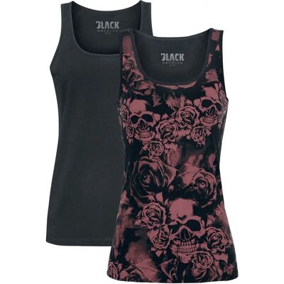 Black Premium by EMP Dobbeltpakke med topper - Kvinne - Svart Black Premium by EMP Dobbeltpakke med topper - Kvinne - Svart