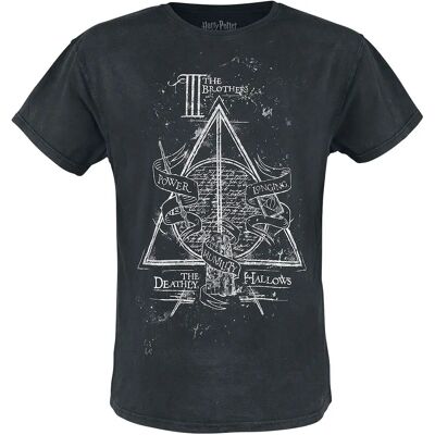 Harry Potter Die Heiligtümer des Todes - Kurzes T-Shirt - Herren - Schwarz Harry Potter Die Heiligtümer des Todes - Kurzes T-Shirt - Herren - Schwarz