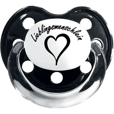 Metal Kids Lieblingsmenschlein - Unisex - nero - Schnuller Metal Kids Lieblingsmenschlein - Unisex - nero - Schnuller
