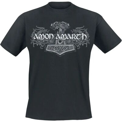 Amon Amarth Chevaux Viking Kurzarm T-Shirt - T-Shirt Amon Amarth Chevaux Viking Kurzarm T-Shirt - T-Shirt