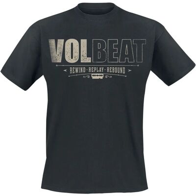Volbeat Logo T-Shirt - Kurzarm - Schwarz Volbeat Logo T-Shirt - Kurzarm - Schwarz