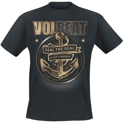 Volbeat Anchor lyhythihainen T-paita - Miehet - Musta Volbeat Anchor lyhythihainen T-paita - Miehet - Musta