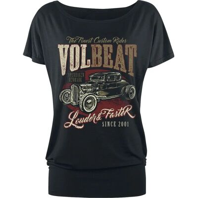 Volbeat Louder And Faster - T-Paita XS-5XL - Musta - Lyhythihainen Volbeat Louder And Faster - T-Paita XS-5XL - Musta - Lyhythihainen