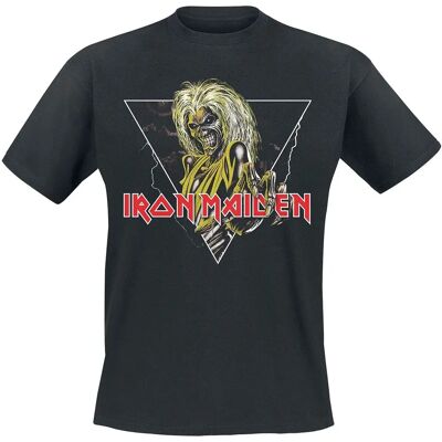 Iron Maiden Killers Triangle T-paita - S:stä 3XL:ään - Miehet - musta Iron Maiden Killers Triangle T-paita - S:stä 3XL:ään - Miehet - musta