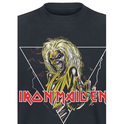 Iron Maiden Killers Triangle Kurzarm T-Shirt - Herren - Schwarz Iron Maiden Killers Triangle Kurzarm T-Shirt - Herren - Schwarz