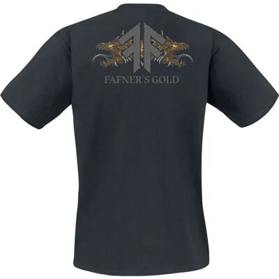 Amon Amarth Fafner's Gold Kortermet T-skjorte - Menn - Svart Amon Amarth Fafner's Gold Kortermet T-skjorte - Menn - Svart
