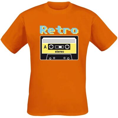 Funshirt Retro Kasetti T-paita Lyhythihainen - Miesten Muoti Funshirt Retro Kasetti T-paita Lyhythihainen - Miesten Muoti