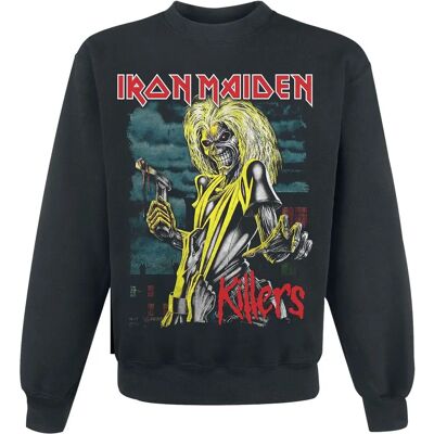 Iron Maiden Killers Green Clouds Sweatshirt - Herre - Sort Iron Maiden Killers Green Clouds Sweatshirt - Herre - Sort