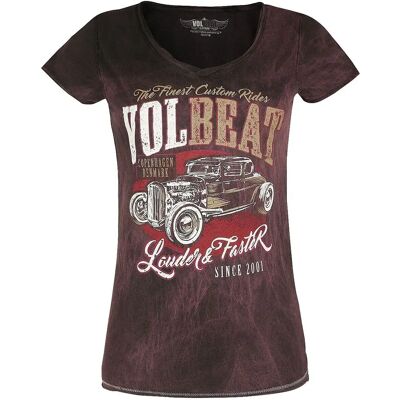 Volbeat Louder And Faster T-Shirt - Kurzarm - Groß Volbeat Louder And Faster T-Shirt - Kurzarm - Groß
