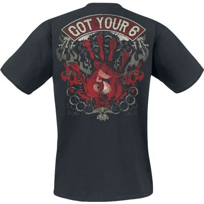 Five Finger Death Punch Biker Skully T-Shirt - Kurzarm - Schwarz Five Finger Death Punch Biker Skully T-Shirt - Kurzarm - Schwarz