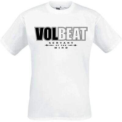 Volbeat Servant Of The Mind Logo Lyhythihainen T-Paita - Mies - Valkoinen Volbeat Servant Of The Mind Logo Lyhythihainen T-Paita - Mies - Valkoinen