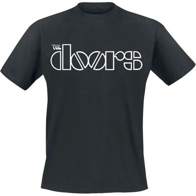The Doors Logo lyhythihainen T-paita - Miehet - Musta The Doors Logo lyhythihainen T-paita - Miehet - Musta