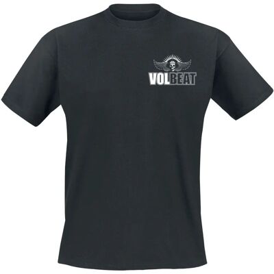 Volbeat - Kortærmet T-shirt - Sort - S-XXL - Officiel merchandise Volbeat - Kortærmet T-shirt - Sort - S-XXL - Officiel merchandise