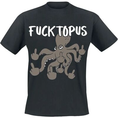 Tierisch Fucktopus lyhythihaista T-paita - Miehen rento puuvilla Tierisch Fucktopus lyhythihaista T-paita - Miehen rento puuvilla