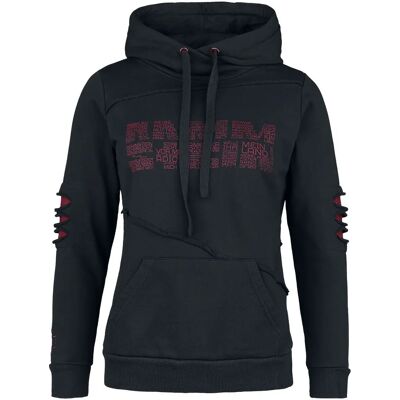 Rammstein Werk Kapuzenpullover - S-5XL - Damen - Schwarz Rammstein Werk Kapuzenpullover - S-5XL - Damen - Schwarz