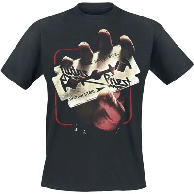Judas Priest British Steel 50HMY Tour T-Shirt - Kurzarm - Herren Judas Priest British Steel 50HMY Tour T-Shirt - Kurzarm - Herren
