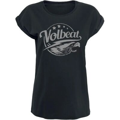 Volbeat Adler T-Shirt mit kurzen Ärmeln - Schwarz - Offizielles Merch Volbeat Adler T-Shirt mit kurzen Ärmeln - Schwarz - Offizielles Merch