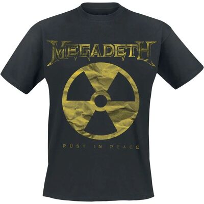 Megadeth Large Rip Nuclear Logo T-paita - Lyhythihainen - Musta Megadeth Large Rip Nuclear Logo T-paita - Lyhythihainen - Musta