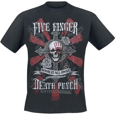Five Finger Death Punch Wicked puuvillainen T-paita - Miesten lyhythihainen Five Finger Death Punch Wicked puuvillainen T-paita - Miesten lyhythihainen