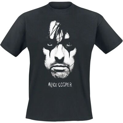 Alice Cooper Portrait T-Shirt - Kurzarm - 3XL - Schwarz Alice Cooper Portrait T-Shirt - Kurzarm - 3XL - Schwarz