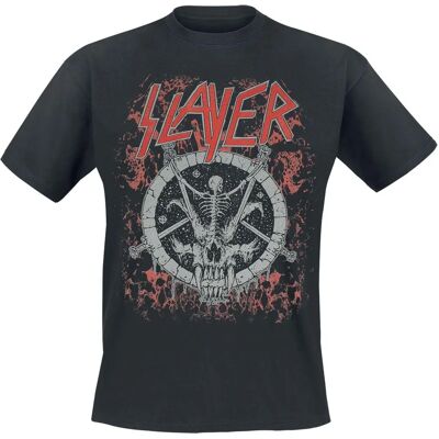 Slayer Divine Skeleton T-Shirt - Kortærmet - Sort - Unisex Slayer Divine Skeleton T-Shirt - Kortærmet - Sort - Unisex