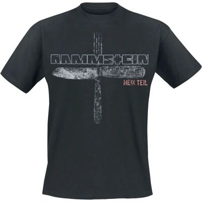 Rammstein Mein Teil 2.0 - M-3XL Lyhythihainen T-paita - Miehet - Musta Rammstein Mein Teil 2.0 - M-3XL Lyhythihainen T-paita - Miehet - Musta