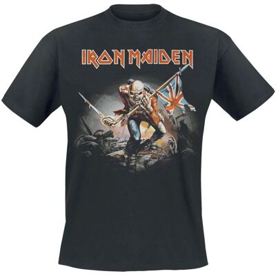 Iron Maiden Trooper Baumwoll-T-Shirt - Kurzarm - Unisex Iron Maiden Trooper Baumwoll-T-Shirt - Kurzarm - Unisex