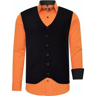 RUSTY NEAL XXL Shirt - Casual, Effen Kleur, met Vesten RUSTY NEAL XXL Shirt - Casual, Effen Kleur, met Vesten