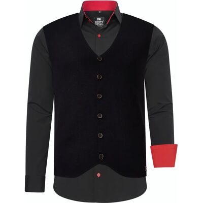 RUSTY NEAL Heren Lange Mouwen Casual Overhemd - Overhemd RUSTY NEAL Heren Lange Mouwen Casual Overhemd - Overhemd